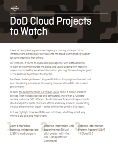 DoD Cloud Projects to Watch
